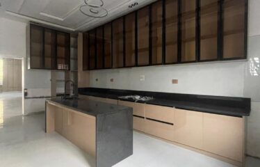 FULLY DETACHED DUPLEX WITH A SPACIOUS LIVING ROOM, SWIMMING POOL WITH CHANGING ROOM AND BQ