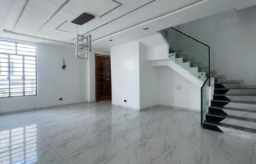 FULLY DETACHED DUPLEX BUILT ON TWO FLOORS, ROOFTOP AND BQ CHEVRON LEKKI LAGOS.