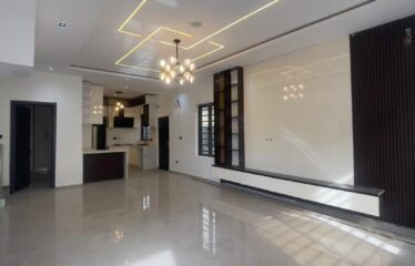 FULLY DETACHED DUPLEX WITH A SPACIOUS LIVING ROOM, TV CONSOLE AND BQ AT SANGOTEDO AJAH LAGOS.