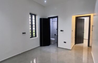 FULLY DETACHED DUPLEX WITH A SPACIOUS LIVING ROOM, TV CONSOLE AND BQ AT SANGOTEDO AJAH LAGOS.